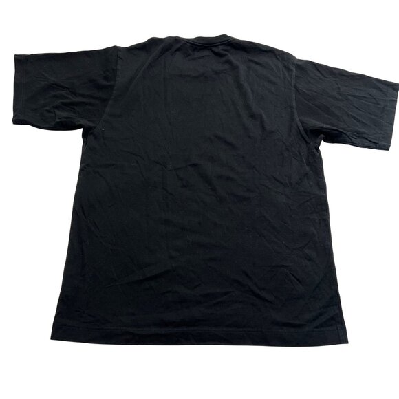 Dolce & Gabbana Logo Crew Neck Plain T-Shirt in Black - Picture 3 of 7